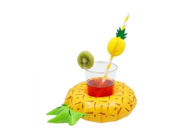 Oppustelig ananas kopholder