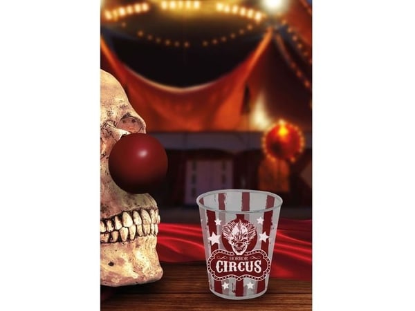 Elak clown plastglas
