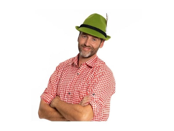 Ljusgrön Bayern-hatt