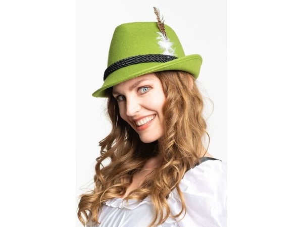 Ljusgrön Bayern-hatt