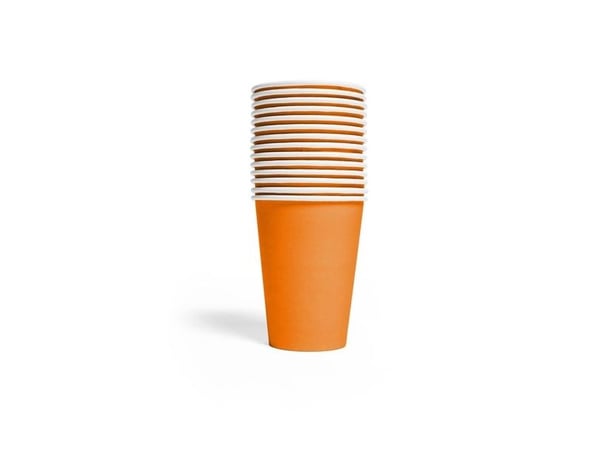 Orange papkrus, 14 stk