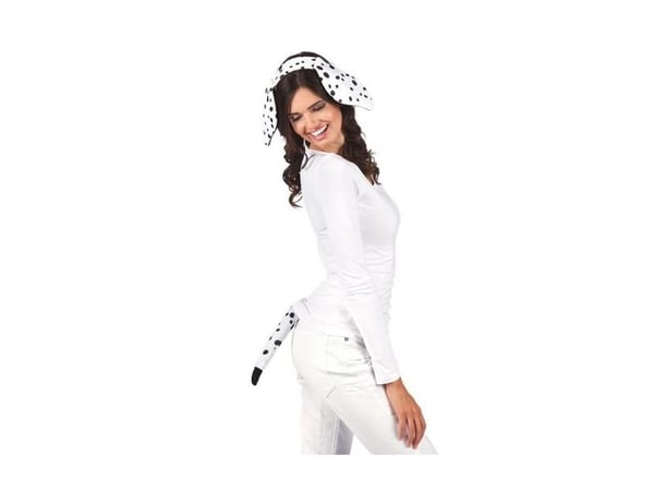 Boland 52304, Fancy kjole sett, Voksen, Hunkjønn, Polyester, Isopor, Sort, Hvit, 70 g