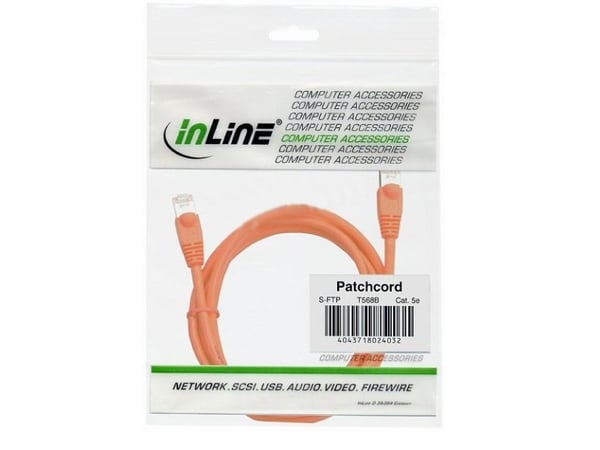 InLine 4043718163069, 0,25 m, Cat5e, SF/UTP (S-FTP), RJ-45, RJ-45