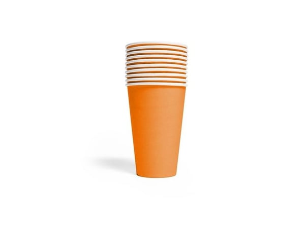 Orange papkrus 350ml 10 stk