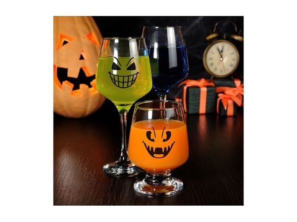 Halloween lasi tarroja
