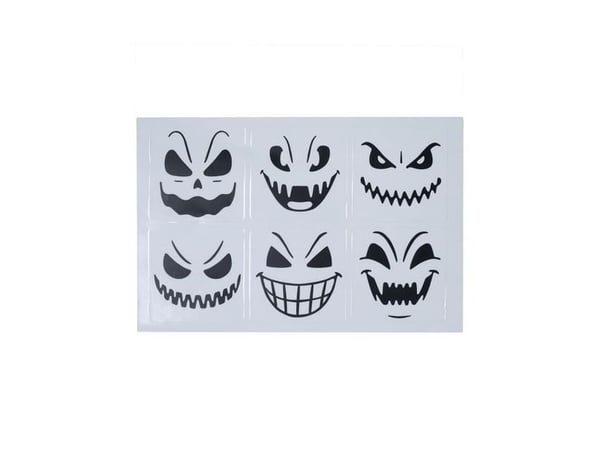 Halloween glas stickers