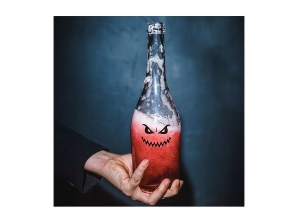 Halloween glas stickers