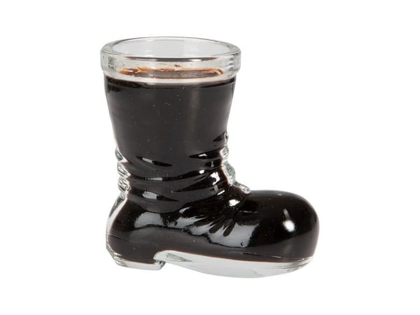 Støvle snapseglas