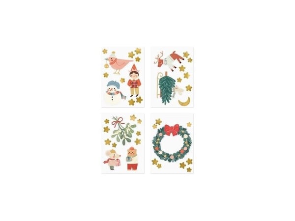 Merry christmas vindue stickers