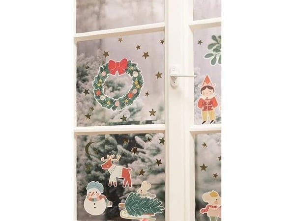 Merry Christmas fönsterdekaler