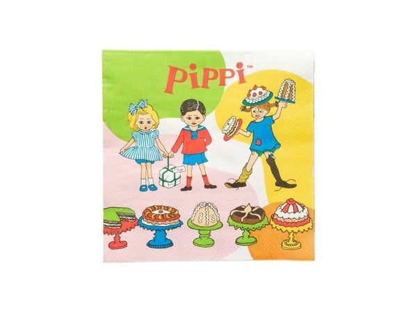 Pippi Langstrømpe servietter Pippi Langstrømpe servietter