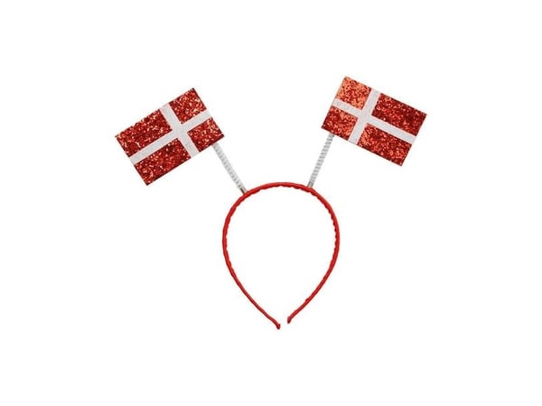 Hiusklipsi Tanskan lipulla Hiusklipsi Tanskan lipulla