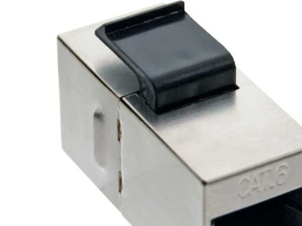 InLine 74206B, musta, Hopea, RJ45, RJ45, Naaras, Naaras, Cat6