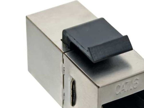 InLine 74206B, musta, Hopea, RJ45, RJ45, Naaras, Naaras, Cat6