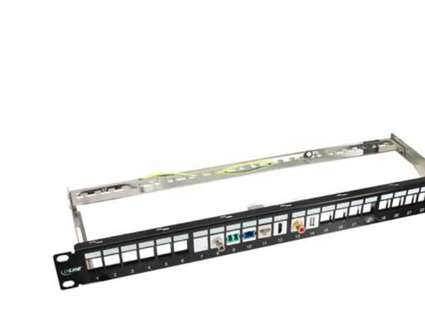 InLine 74206B, musta, Hopea, RJ45, RJ45, Naaras, Naaras, Cat6