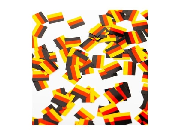 Flag konfetti Tyskland