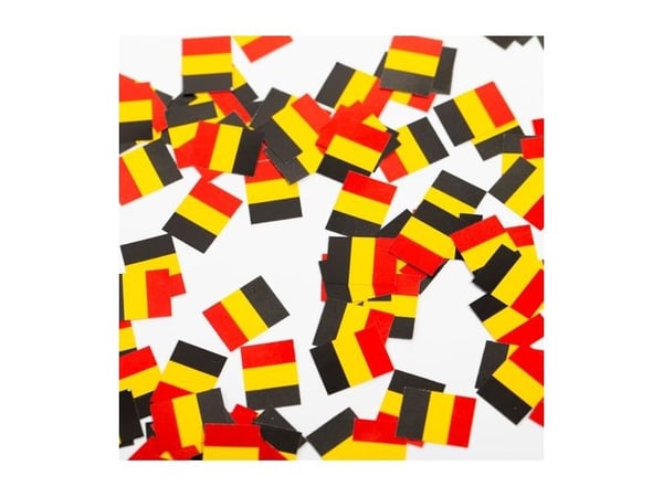 Flag konfetti Belgien