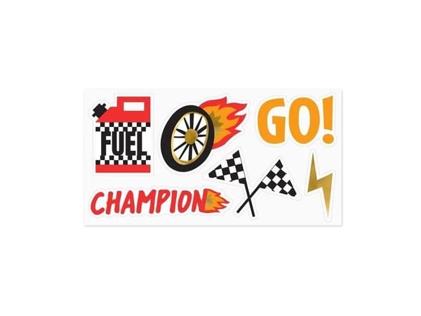 Racing stickers