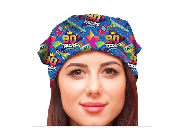 Blå bandana fra 90-tallet