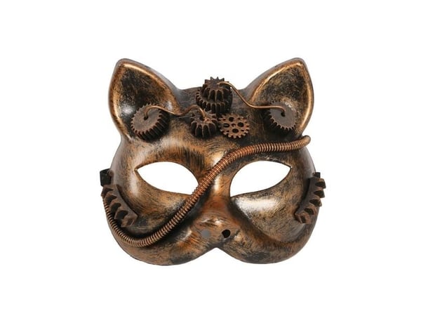 Steampunk kattmask