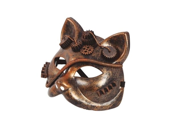 Steampunk kattmask