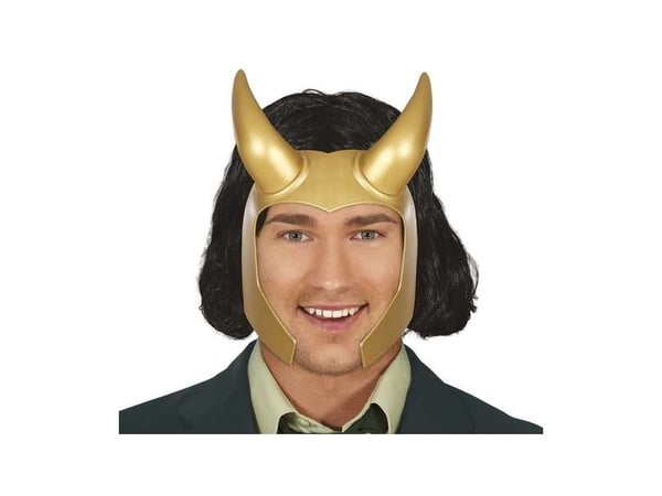 Gylden maske med horn