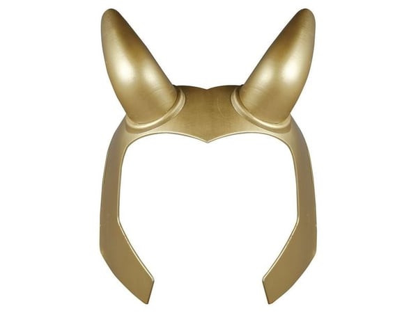 Gylden maske med horn
