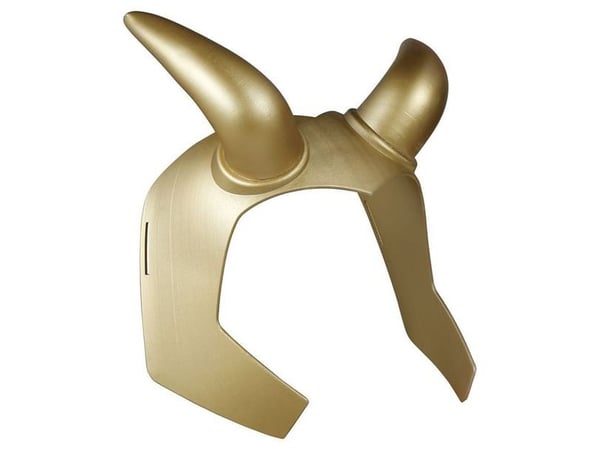 Gylden maske med horn