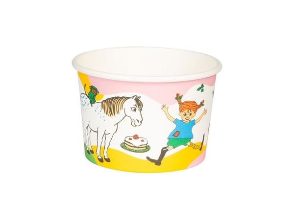 Pippi Langstrømpe isbægre, 8 stk