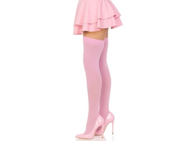 Rosa strumpor