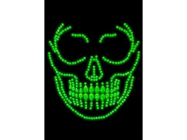 Skalle ansikts-/kroppsstickers GID