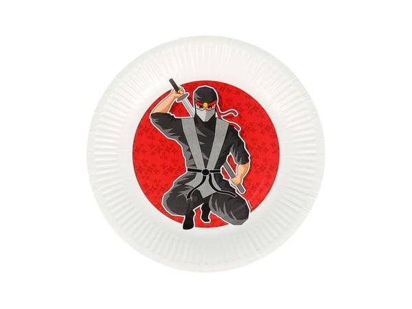 Ninja-lautaset, 23 cm