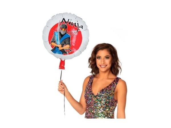 Ninja folieballong, 45 cm