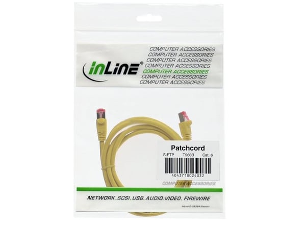 InLine 2m S-STP/PiMF Kat. 6,2 m, Cat6, S/FTP (S-STP), RJ-45, RJ-45