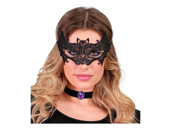 Gotisk choker med lila sten