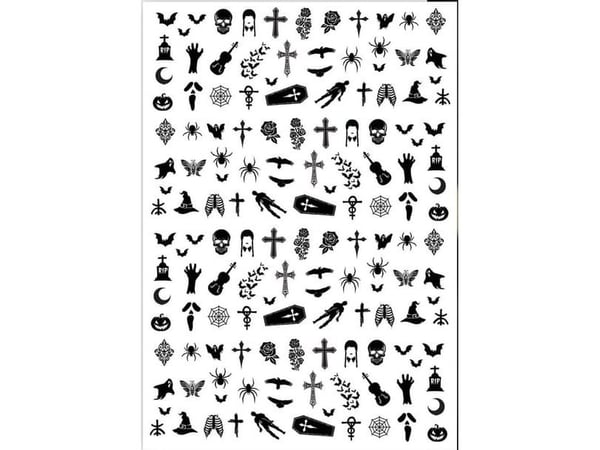 Halloween negle stickers