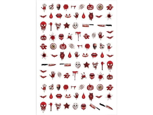 Halloween nagel stickers