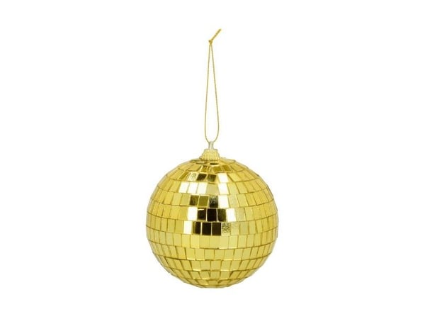 Guldfärgade discokulor, 6 st