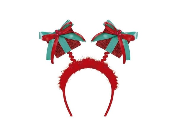 Hårband med julklapp
