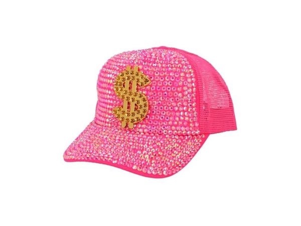 Neonpink dollar kasket
