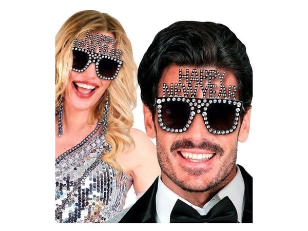 HAPPY NEW YEAR glasögon