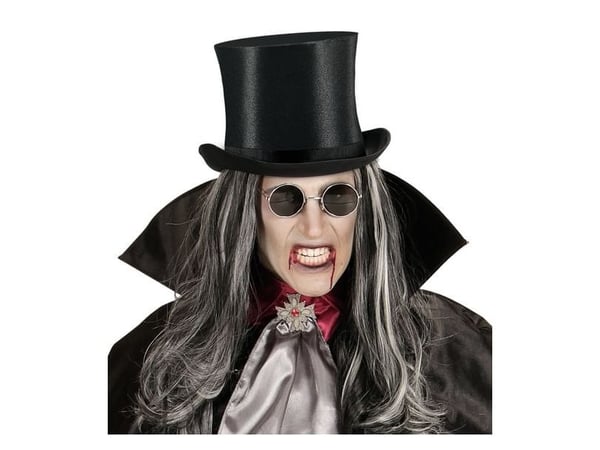 Hög hatt i satin