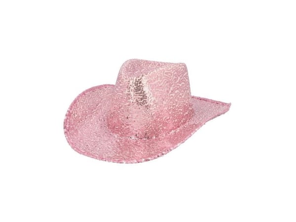 Pink paillet Cowboyhat