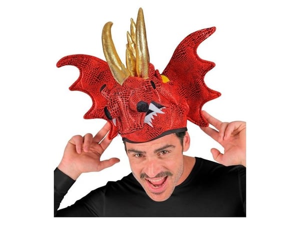 Röd drakehatt