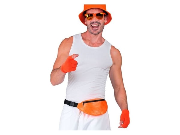 Neonoranssit sormettomat hanskat