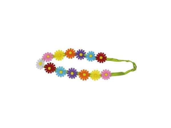 Blommigt hårband