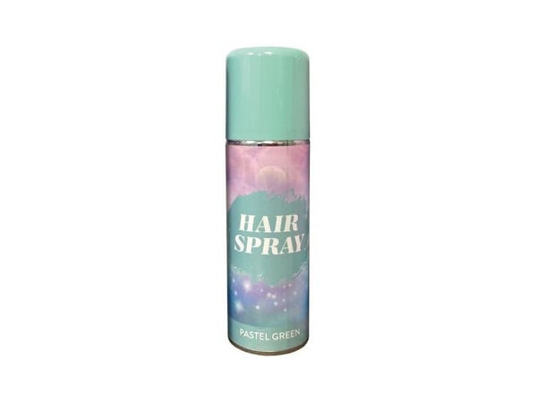 Pastel grøn hårspray