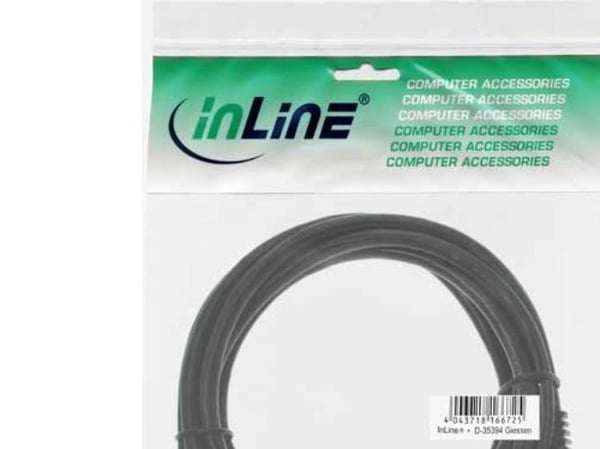 InLine S/FTP Cat.6 0.25m, 0.25 m, Cat6, S/FTP (S-STP), RJ-45, RJ-45