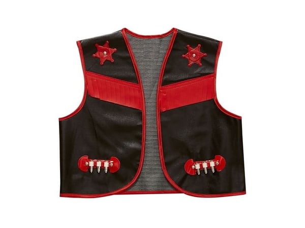 Sort Cowboy vest