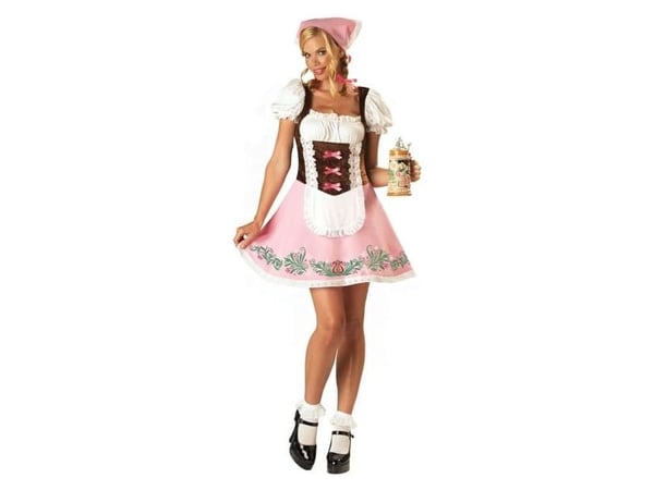 Fetching Fraulein (oktoberfest-/tyrolkostym för kvinnor)
